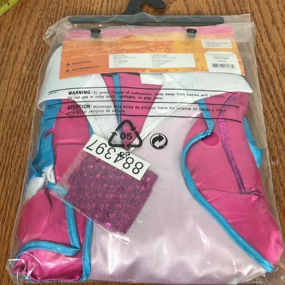 🆕 Rodeo Princess Child Costume Cowgirl Size Plus 10.5-12.5 New
